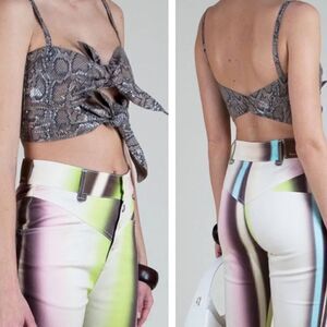 NWT House of Sunny Christina Crop Top